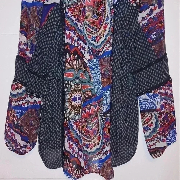 Gibson Latimer blouse Size Medium multiple color - Picture 5 of 8